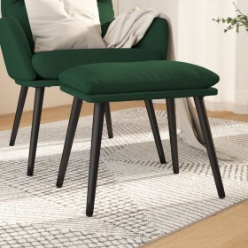 Dark green fabric footstool 45x29.5x35 cm by vidaXL, Ottomans - Ref: Foro24-341498, Price: 40,29 €, Discount: %