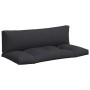 Cushions for pallets 2 units black fabric by vidaXL, Cushions for chairs and sofas - Ref: Foro24-314653, Price: 57,99 €, Disc...