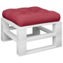 Cojín para palets de tela rojo 58x58x10 cm de vidaXL, Cojines para sillas y sofás - Ref: Foro24-44653, Precio: 24,96 €, Descu...