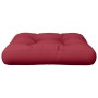 Cojín para palets de tela rojo 58x58x10 cm de vidaXL, Cojines para sillas y sofás - Ref: Foro24-44653, Precio: 24,96 €, Descu...