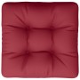 Cojín para palets de tela rojo 58x58x10 cm de vidaXL, Cojines para sillas y sofás - Ref: Foro24-44653, Precio: 24,96 €, Descu...