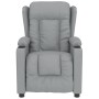 Sillón de masaje tela gris claro de vidaXL, Sillones de masaje eléctricos - Ref: Foro24-339058, Precio: 301,99 €, Descuento: %