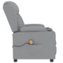 Sillón de masaje tela gris claro de vidaXL, Sillones de masaje eléctricos - Ref: Foro24-339058, Precio: 301,99 €, Descuento: %