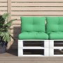 Cushions for pallets 2 units green fabric by vidaXL, Cushions for chairs and sofas - Ref: Foro24-314611, Price: 28,23 €, Disc...