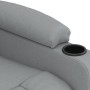 Sillón de masaje tela gris claro de vidaXL, Sillones de masaje eléctricos - Ref: Foro24-339058, Precio: 301,99 €, Descuento: %