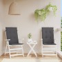 High back garden chair cushion 2 pcs gray fabric 120x50x3 cm by vidaXL, Cushions for chairs and sofas - Ref: Foro24-43177, Pr...