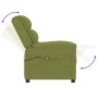 Sillón de masaje de terciopelo verde claro de vidaXL, Sillones de masaje eléctricos - Ref: Foro24-342391, Precio: 237,99 €, D...