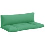 Cushions for pallets 2 units green fabric by vidaXL, Cushions for chairs and sofas - Ref: Foro24-314651, Price: 52,99 €, Disc...