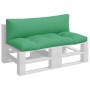 Cushions for pallets 2 units green fabric by vidaXL, Cushions for chairs and sofas - Ref: Foro24-314651, Price: 52,99 €, Disc...