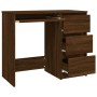 Brown oak plywood desk 90x45x76 cm by vidaXL, Desks - Ref: Foro24-815509, Price: 101,92 €, Discount: %