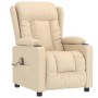 Cream fabric massage chair by vidaXL, Electric massage chairs - Ref: Foro24-339067, Price: 249,99 €, Discount: %