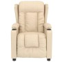 Cream fabric massage chair by vidaXL, Electric massage chairs - Ref: Foro24-339067, Price: 249,99 €, Discount: %