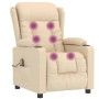 Cream fabric massage chair by vidaXL, Electric massage chairs - Ref: Foro24-339067, Price: 249,99 €, Discount: %