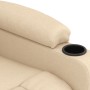 Sillón de masaje de tela color crema de vidaXL, Sillones de masaje eléctricos - Ref: Foro24-339067, Precio: 264,87 €, Descuen...