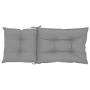 High back garden chair cushion 2 pcs gray fabric 120x50x7 cm by vidaXL, Cushions for chairs and sofas - Ref: Foro24-314236, P...