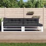 Cushions for pallet sofa 5 units black fabric by vidaXL, Cushions for chairs and sofas - Ref: Foro24-314580, Price: 122,22 €,...