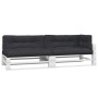 Cushions for pallet sofa 5 units black fabric by vidaXL, Cushions for chairs and sofas - Ref: Foro24-314580, Price: 122,22 €,...