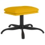 Mustard yellow velvet footrest 60x60x36 cm by vidaXL, Ottomans - Ref: Foro24-341585, Price: 45,99 €, Discount: %