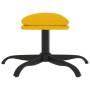 Mustard yellow velvet footrest 60x60x36 cm by vidaXL, Ottomans - Ref: Foro24-341585, Price: 45,99 €, Discount: %