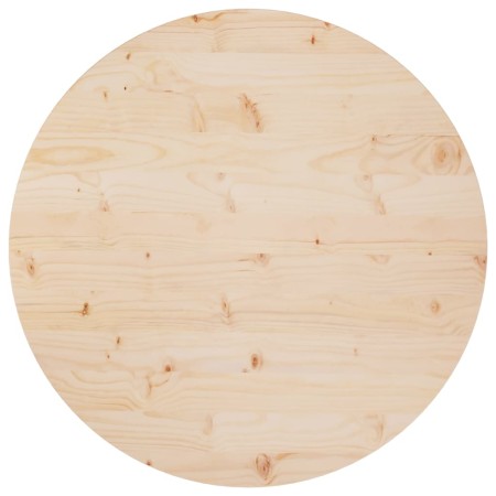 Solid pine wood table surface Ø80x2.5 cm by vidaXL, Table tops - Ref: Foro24-813649, Price: 82,78 €, Discount: %