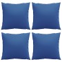 Decorative cushions 4 units royal blue fabric 50x50 cm by vidaXL, Cushions - Ref: Foro24-314348, Price: 45,02 €, Discount: %