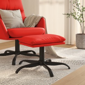 Red synthetic leather footstool 60x60x36 cm by vidaXL, Ottomans - Ref: Foro24-341594, Price: 31,87 €, Discount: %