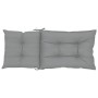 High back garden chair cushion 6 pcs gray fabric 120x50x7 cm by vidaXL, Cushions for chairs and sofas - Ref: Foro24-314238, P...