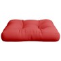 Cojín para palets de tela rojo 58x58x10 cm de vidaXL, Cojines para sillas y sofás - Ref: Foro24-314640, Precio: 23,85 €, Desc...