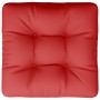 Cojín para palets de tela rojo 58x58x10 cm de vidaXL, Cojines para sillas y sofás - Ref: Foro24-314640, Precio: 23,85 €, Desc...