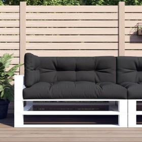 Cushions for pallets, 3 pieces, black fabric by vidaXL, Cushions for chairs and sofas - Ref: Foro24-314565, Price: 78,78 €, D...