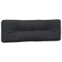 Cushions for pallets, 3 pieces, black fabric by vidaXL, Cushions for chairs and sofas - Ref: Foro24-314565, Price: 78,78 €, D...