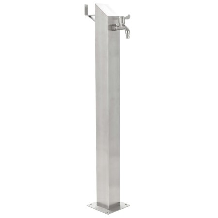 Quadratische Gartenwassersäule aus Edelstahl 95 cm von vidaXL, Bewässerungssysteme - Ref: Foro24-45453, Preis: 108,22 €, Raba...