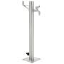 Columna de agua de jardín acero inoxidable redonda 65 cm de vidaXL, Sistemas de riego - Ref: Foro24-45457, Precio: 85,90 €, D...