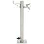 Columna de agua de jardín acero inoxidable redonda 65 cm de vidaXL, Sistemas de riego - Ref: Foro24-45457, Precio: 85,90 €, D...