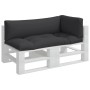 Kissen für Paletten 3 Stück schwarzer Stoff von vidaXL, Kissen für Stühle und Sofas - Ref: Foro24-314665, Preis: 68,82 €, Rab...