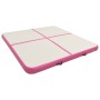 Aufblasbare Gymnastikmatte mit rosa PVC-Pumpe 200x200x20 cm von vidaXL, Pilates und Yogamatten - Ref: Foro24-92700, Preis: 23...