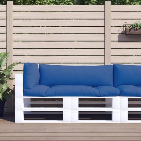 Cushions for pallets 3 units royal blue fabric by vidaXL, Cushions for chairs and sofas - Ref: Foro24-314667, Price: 42,99 €,...