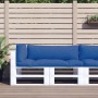 Cushions for pallets 3 units royal blue fabric by vidaXL, Cushions for chairs and sofas - Ref: Foro24-314667, Price: 52,71 €,...