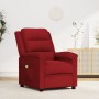 Sillón de masaje de terciopelo rojo tinto de vidaXL, Sillones de masaje eléctricos - Ref: Foro24-342393, Precio: 236,99 €, De...