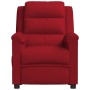 Sillón de masaje de terciopelo rojo tinto de vidaXL, Sillones de masaje eléctricos - Ref: Foro24-342393, Precio: 236,99 €, De...