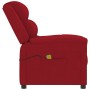 Sillón de masaje de terciopelo rojo tinto de vidaXL, Sillones de masaje eléctricos - Ref: Foro24-342393, Precio: 236,99 €, De...