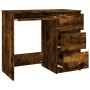 Escritorio de madera contrachapada roble ahumado 90x45x76 cm de vidaXL, Escritorios - Ref: Foro24-815507, Precio: 104,30 €, D...