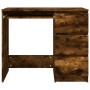 Escritorio de madera contrachapada roble ahumado 90x45x76 cm de vidaXL, Escritorios - Ref: Foro24-815507, Precio: 104,30 €, D...