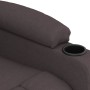 Sillón de masaje eléctrico tela marrón oscuro de vidaXL, Sillones de masaje eléctricos - Ref: Foro24-339063, Precio: 280,32 €...