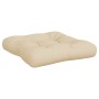 Cushions for pallet sofa 3 units beige fabric by vidaXL, Cushions for chairs and sofas - Ref: Foro24-47472, Price: 34,15 €, D...