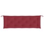 Garden bench cushion in Oxford fabric, wine red, 150x50x7 cm. by vidaXL, Cushions for chairs and sofas - Ref: Foro24-314965, ...