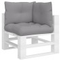 Cushions for pallets 3 units gray fabric by vidaXL, Cushions for chairs and sofas - Ref: Foro24-314618, Price: 37,61 €, Disco...