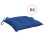 Garden chair cushions 4 pcs blue Oxford fabric 50x50x7 cm by vidaXL, Cushions for chairs and sofas - Ref: Foro24-314927, Pric...