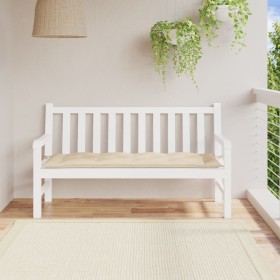 Gartenbankkissen Oxford Stoff beige 150x50x7 cm von vidaXL, Kissen für Stühle und Sofas - Ref: Foro24-314959, Preis: 22,99 €,...