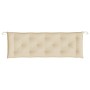 Cojín de banco de jardín tela Oxford beige 150x50x7 cm de vidaXL, Cojines para sillas y sofás - Ref: Foro24-314959, Precio: 2...